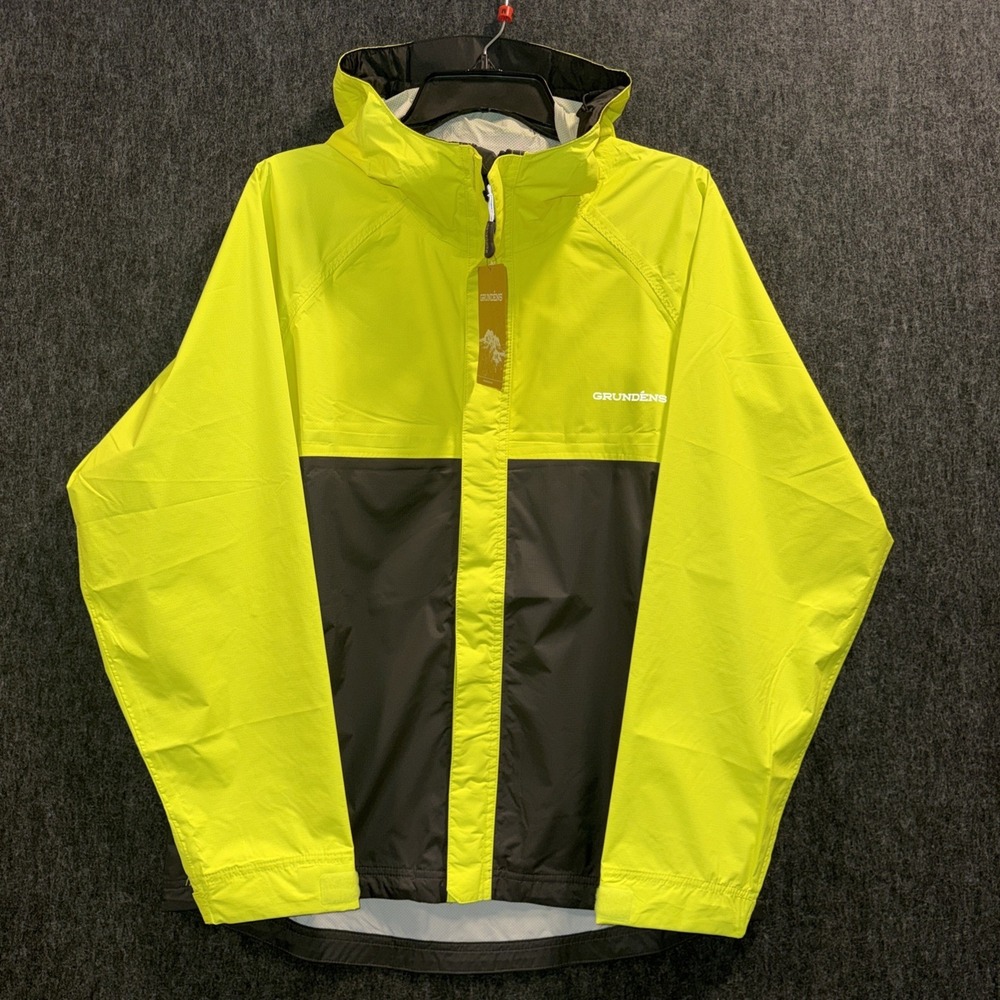 Grundens Trident Jacket‎ Medium Men's Fishing Hi Vis Yellow Recreational Anglers
